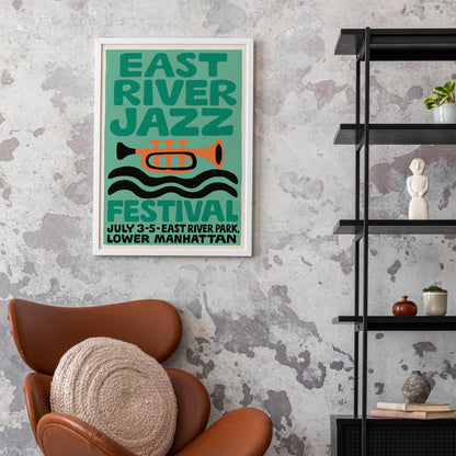 East River Jazz Festival Poster
