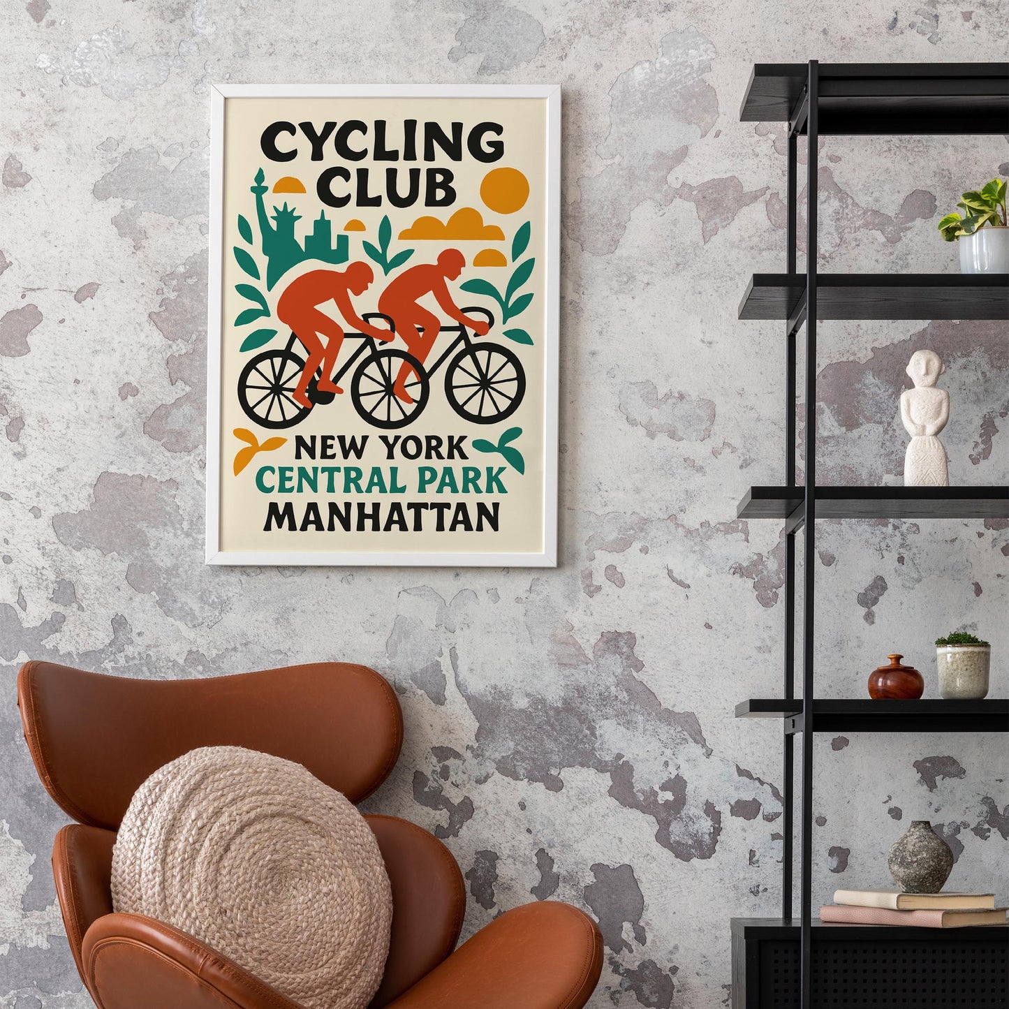 Central Park Cycling Club Print