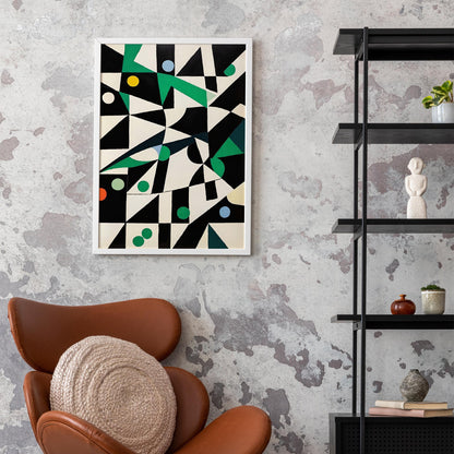 Colorful Abstract Shapes Wall Art