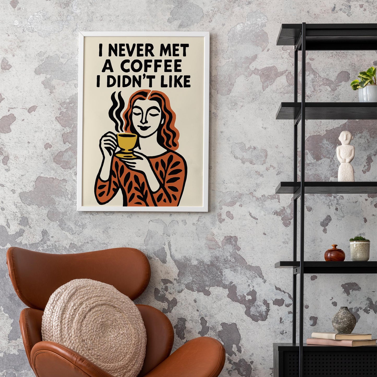 Coffee Lover Quote Wall Art