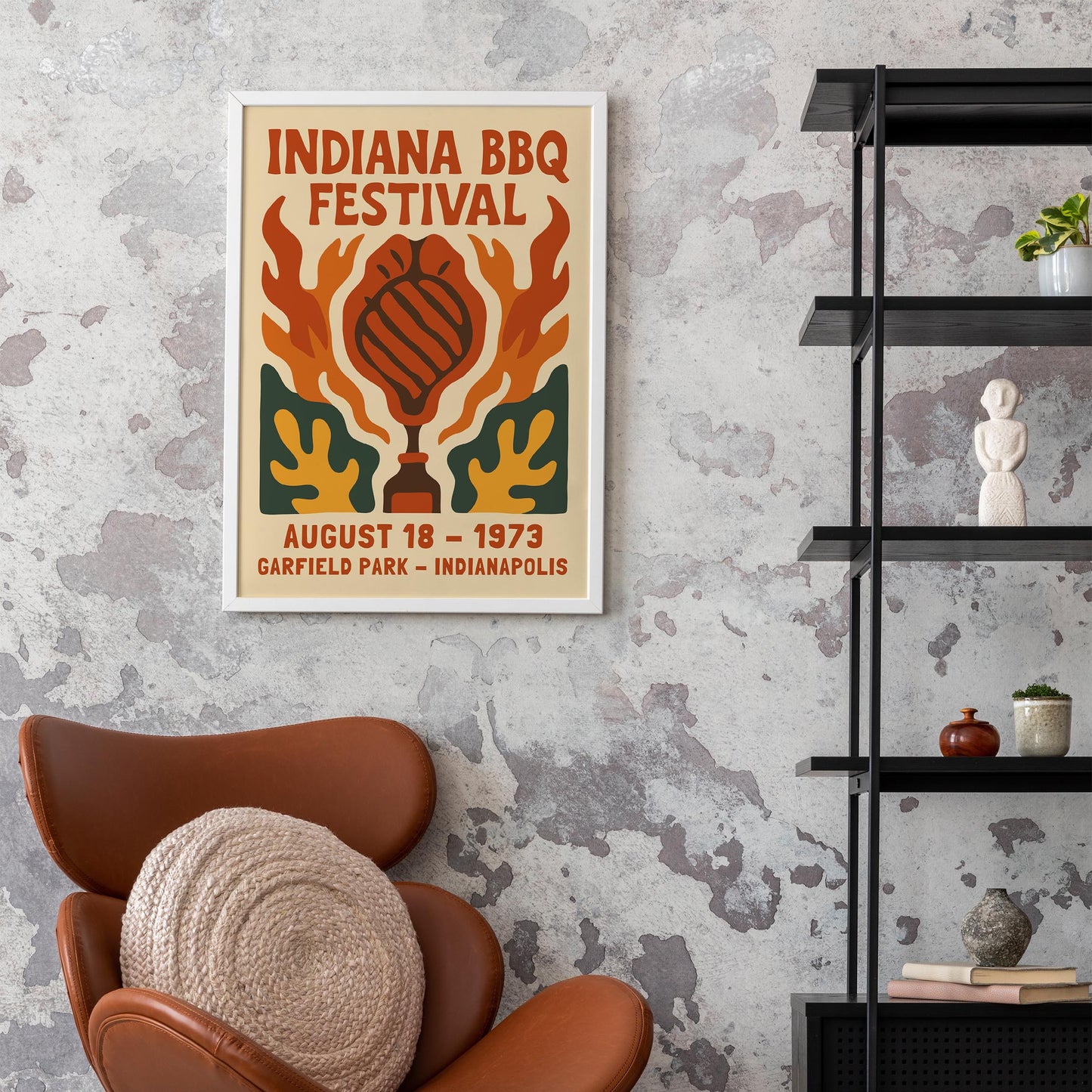 Indiana BBQ Festival Poster