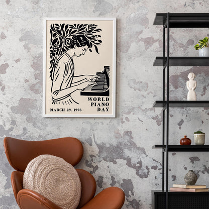 World Piano Day Music Poster