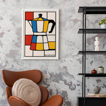 Coffee Pot Bauhaus Style Art Print