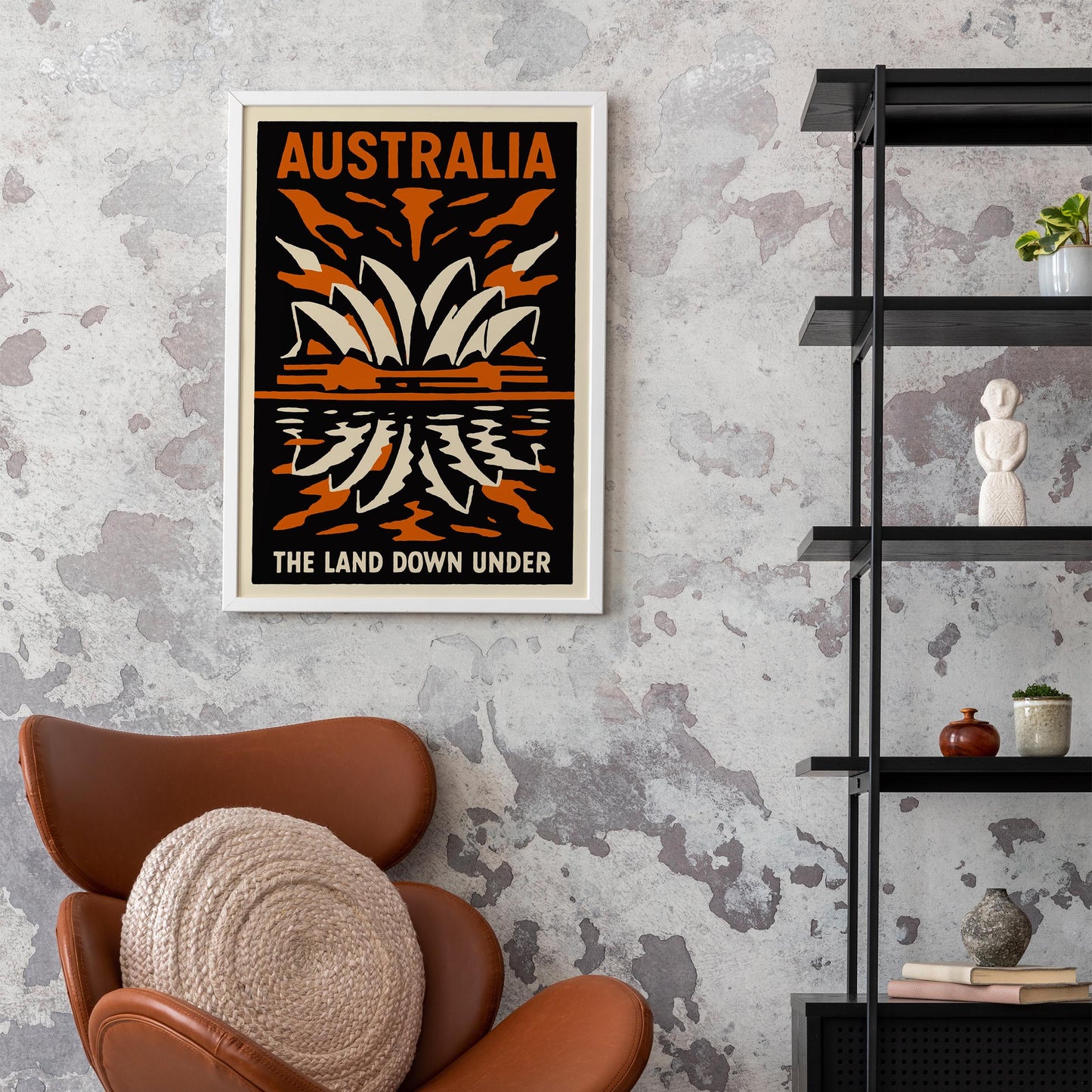 Australia Sunset Travel Poster