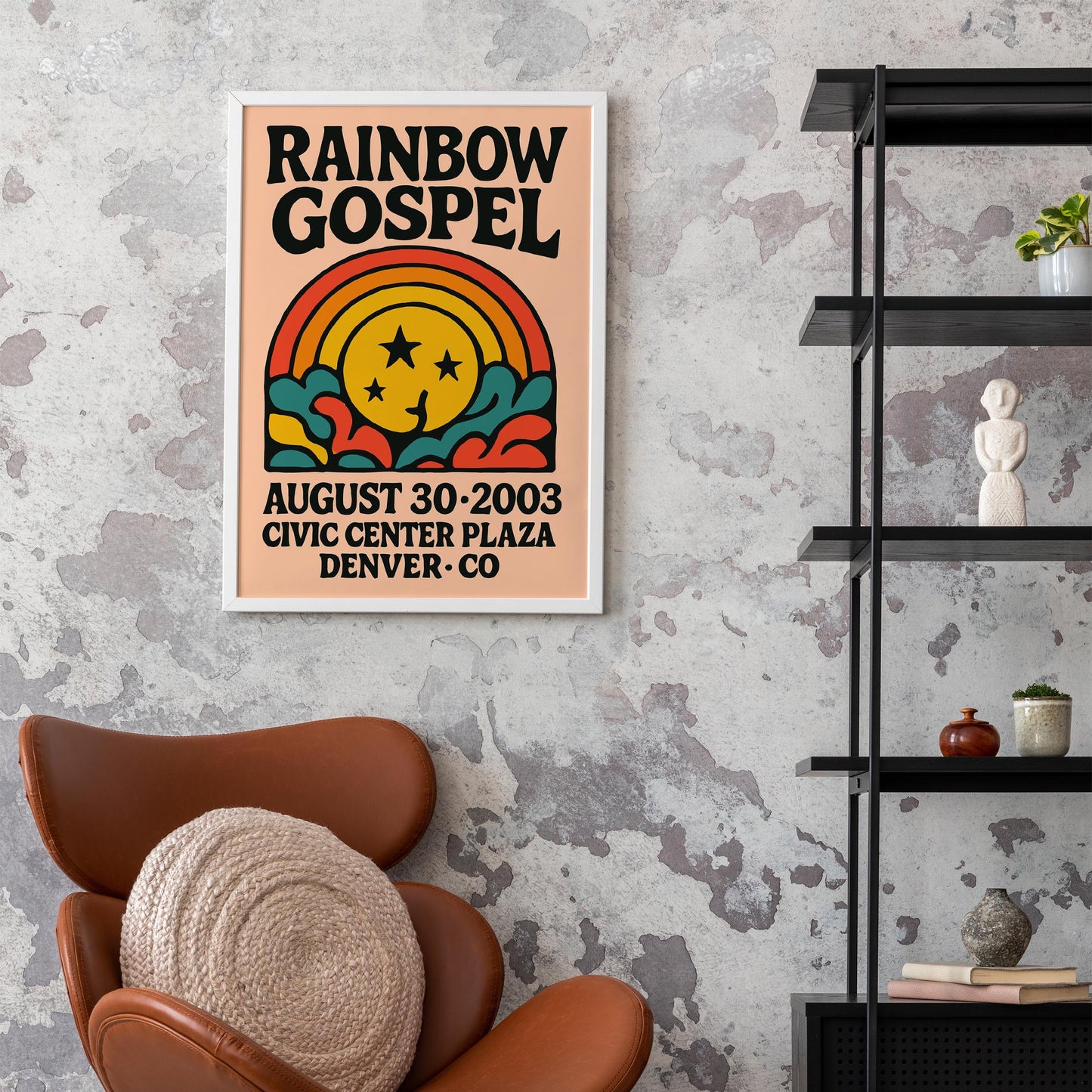 Rainbow Gospel Retro Poster