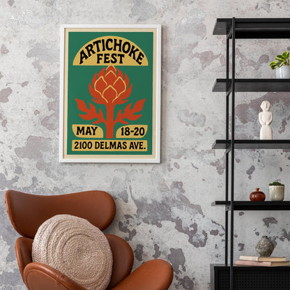 Artichoke Fest Wall Art Print