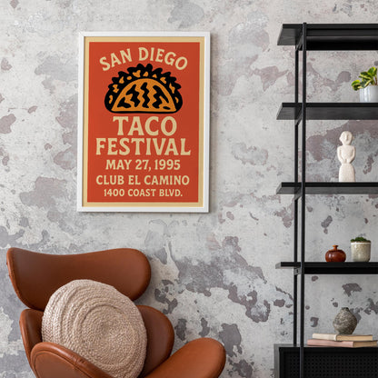 San Diego Taco Festival Poster Print