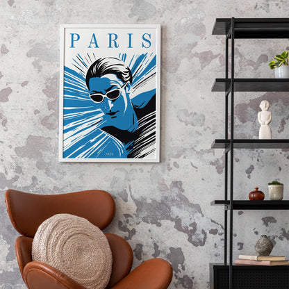 Paris 1924 Swimming Poster Print