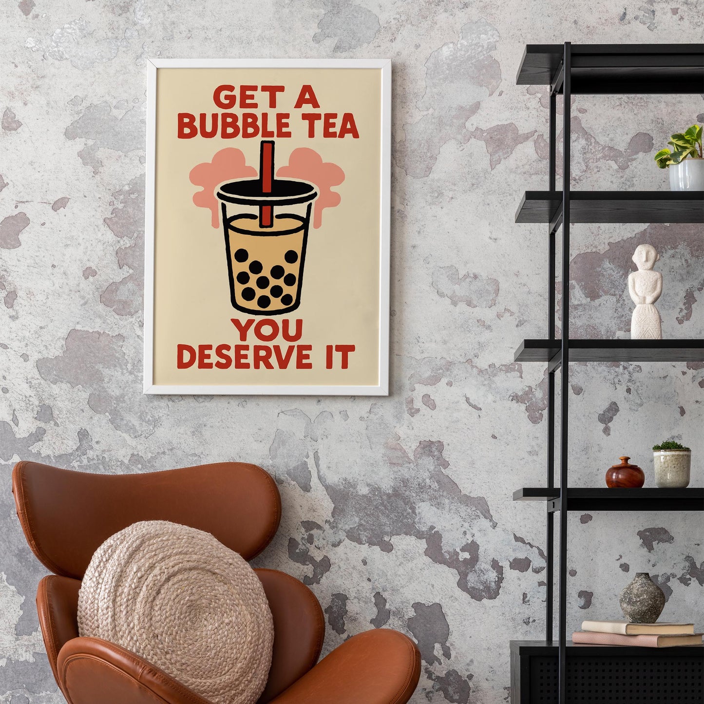 Bubble Tea Poster Print