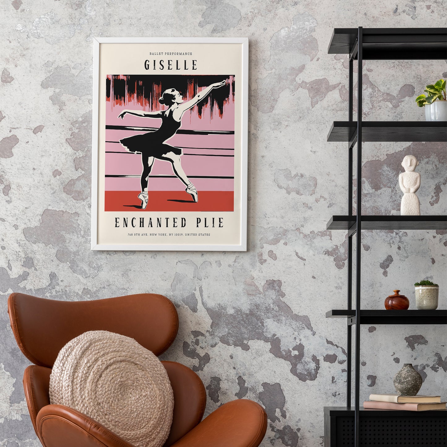 Giselle Vintage Ballet Poster