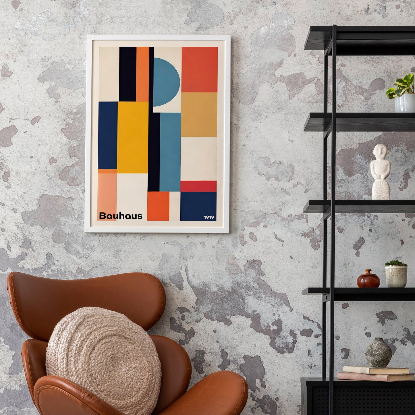 Geometric Colorful Bauhaus Poster