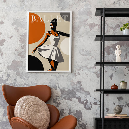 Milan Ballet Magazine Cover Art Print