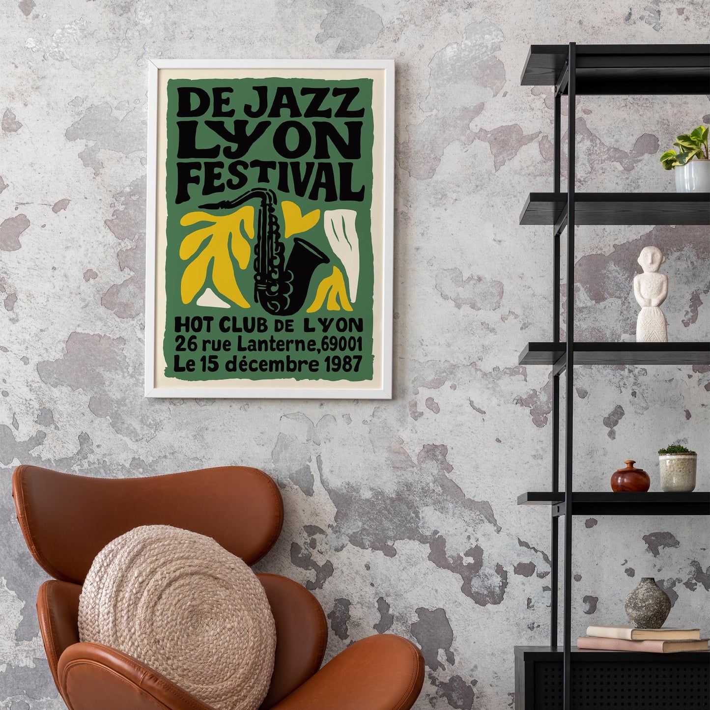 Lyon Jazz Festival Poster Print
