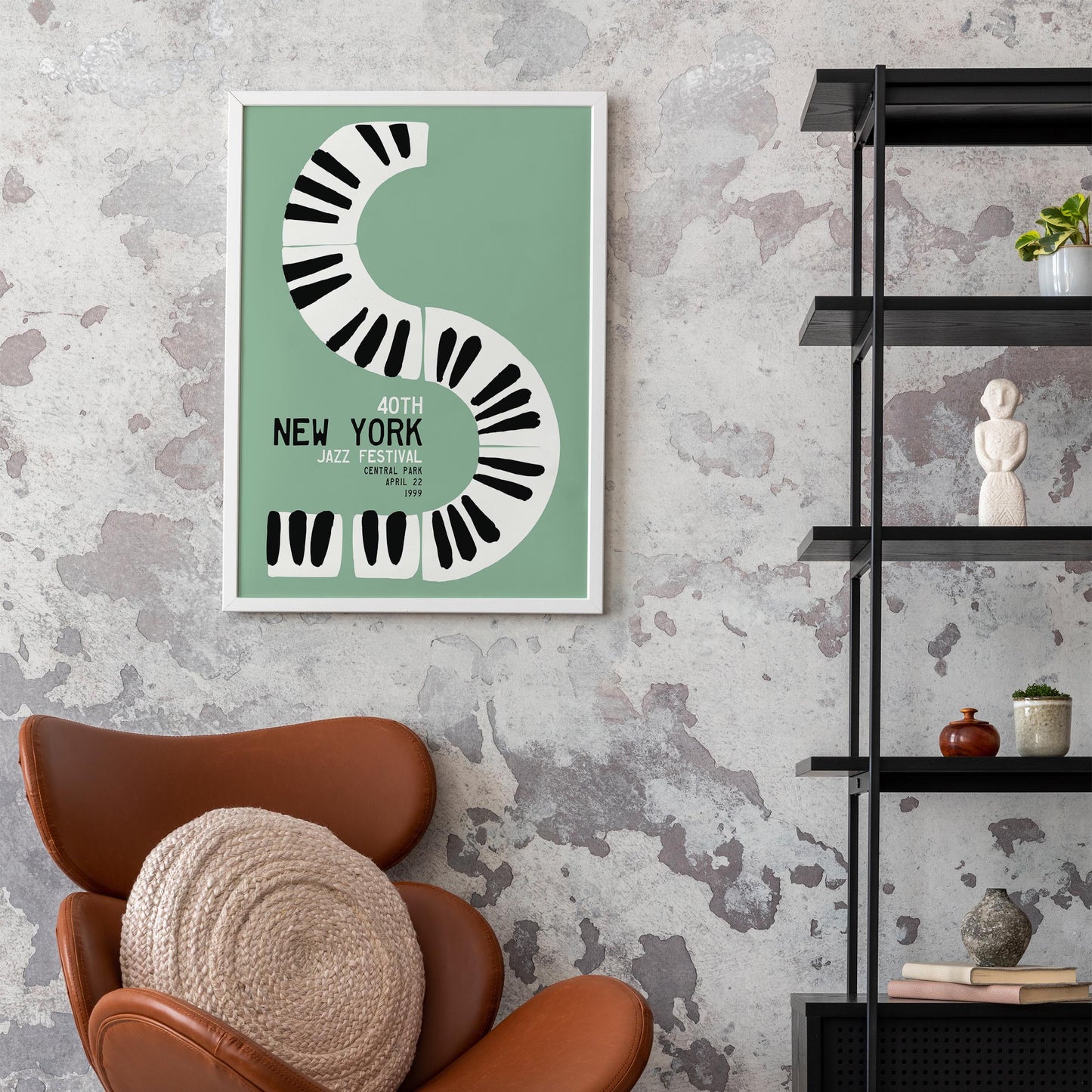 New York Jazz Festival Piano Art Print