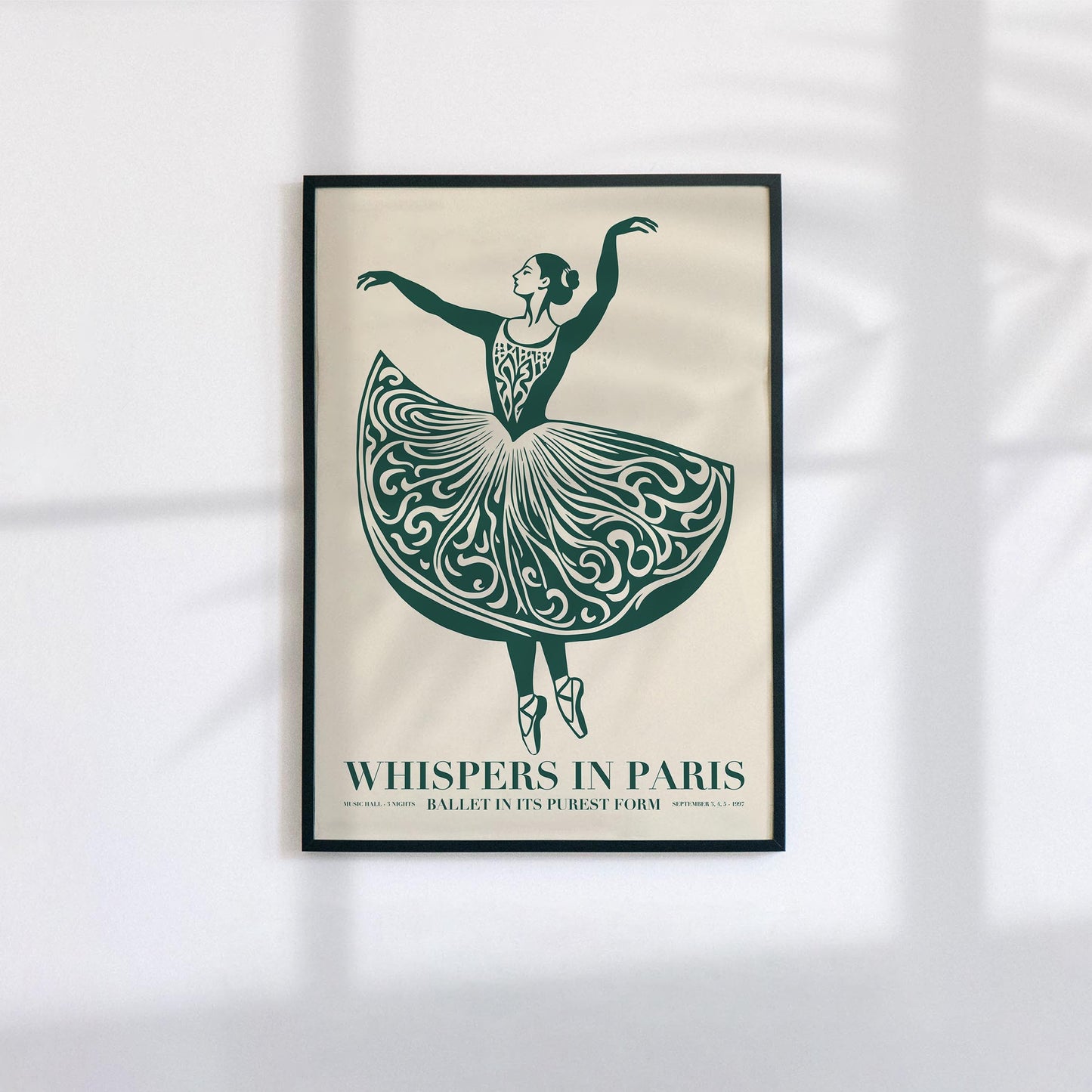 Elegant Ballet Art Print