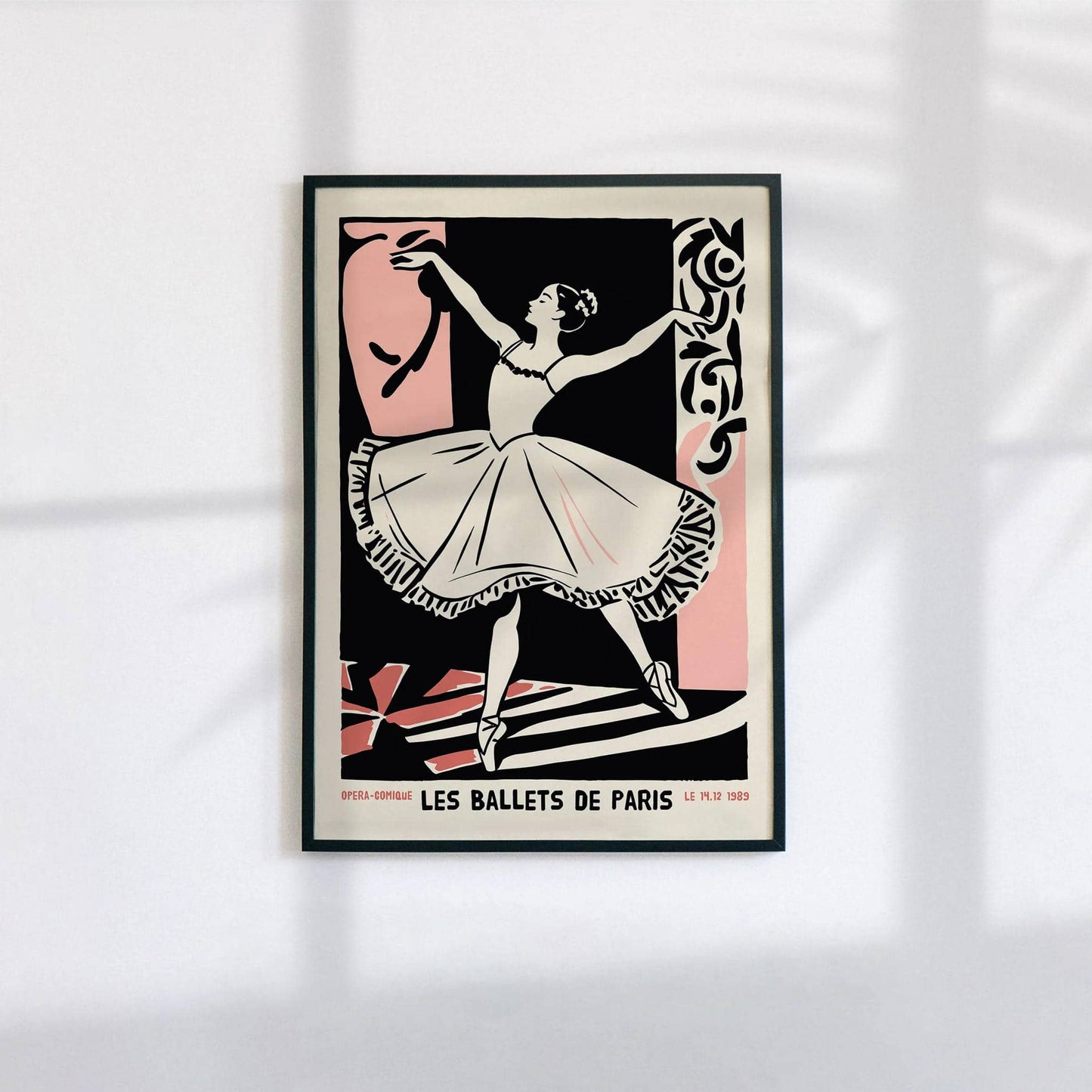 Les Ballets De Paris Vintage Poster