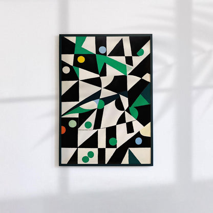 Colorful Abstract Shapes Wall Art