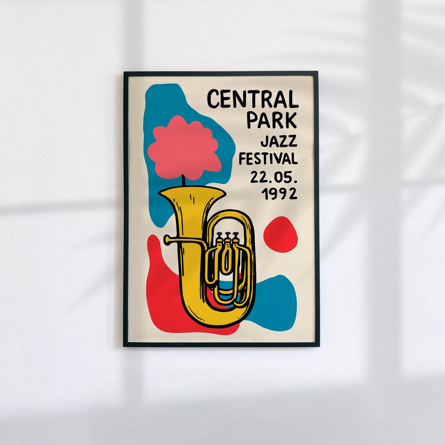 Central Park Jazz Poster