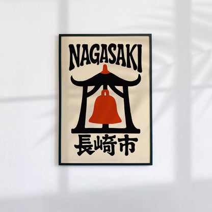Nagasaki Japan Travel Poster