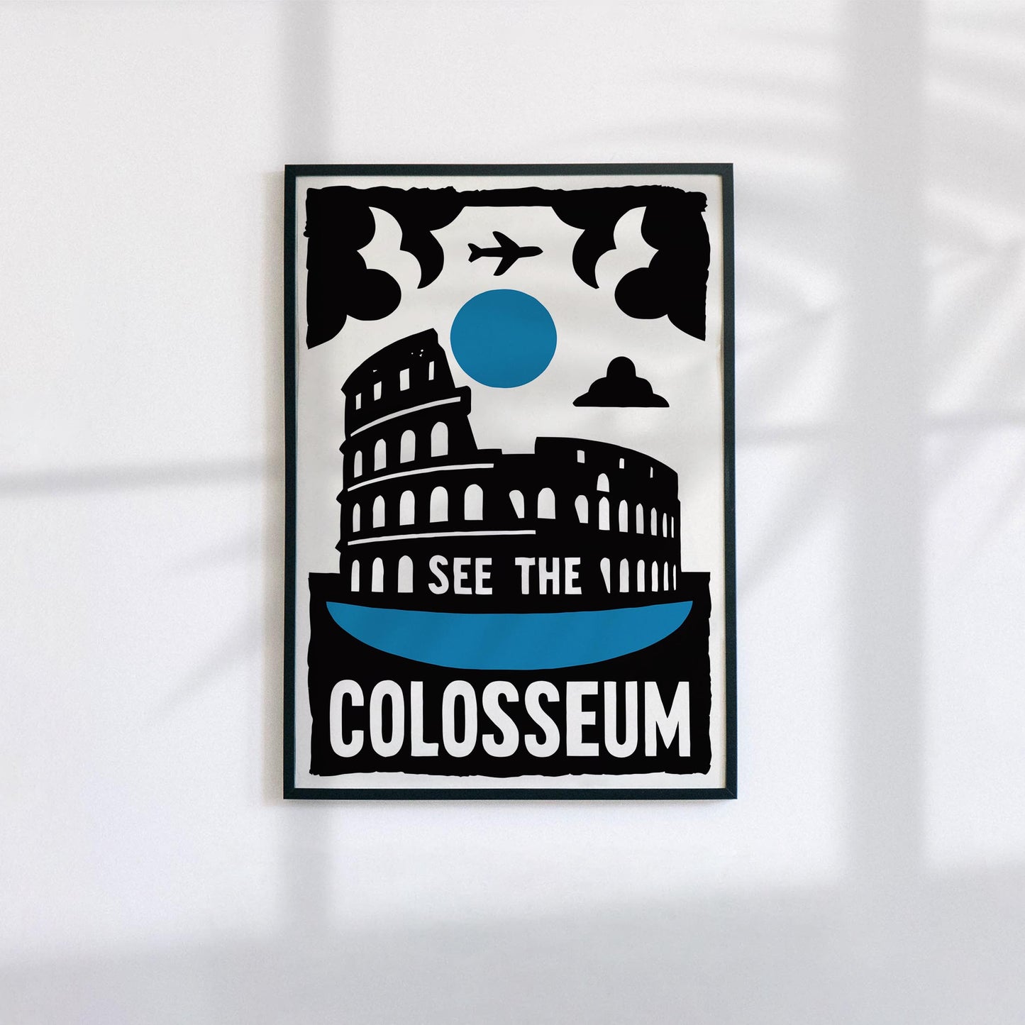 Colosseum Travel Poster Print