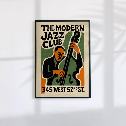 Jazz Club Vintage Poster Print