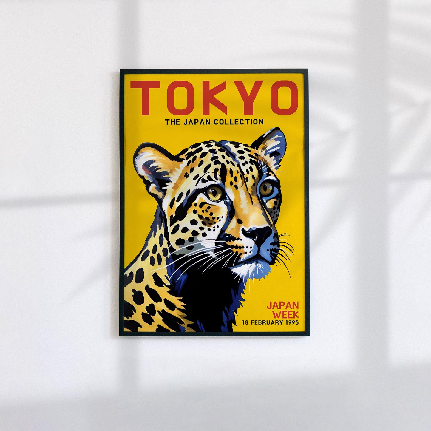 Tokyo Japan Collection Leopard Poster
