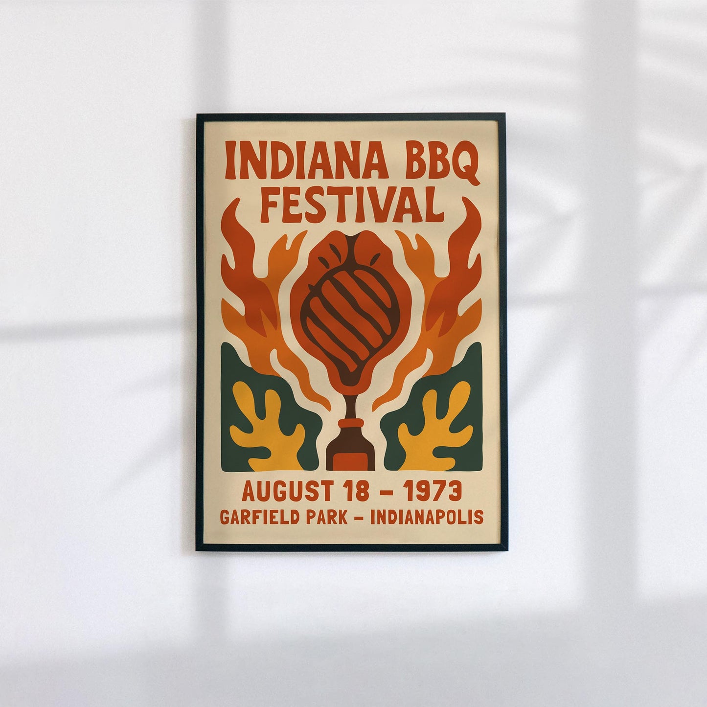 Indiana BBQ Festival Poster