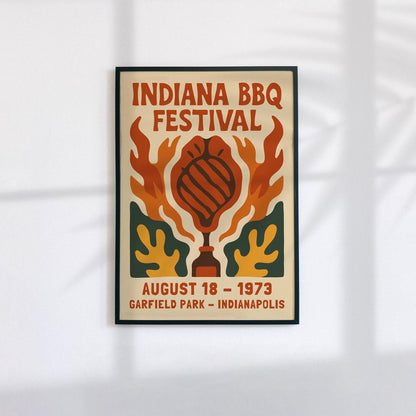 Indiana BBQ Festival Poster