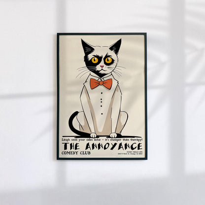 Fancy Cat Comedy Poster