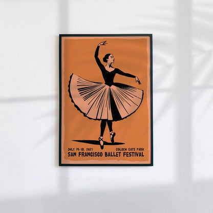 San Francisco Ballet Festival Wall Art Print