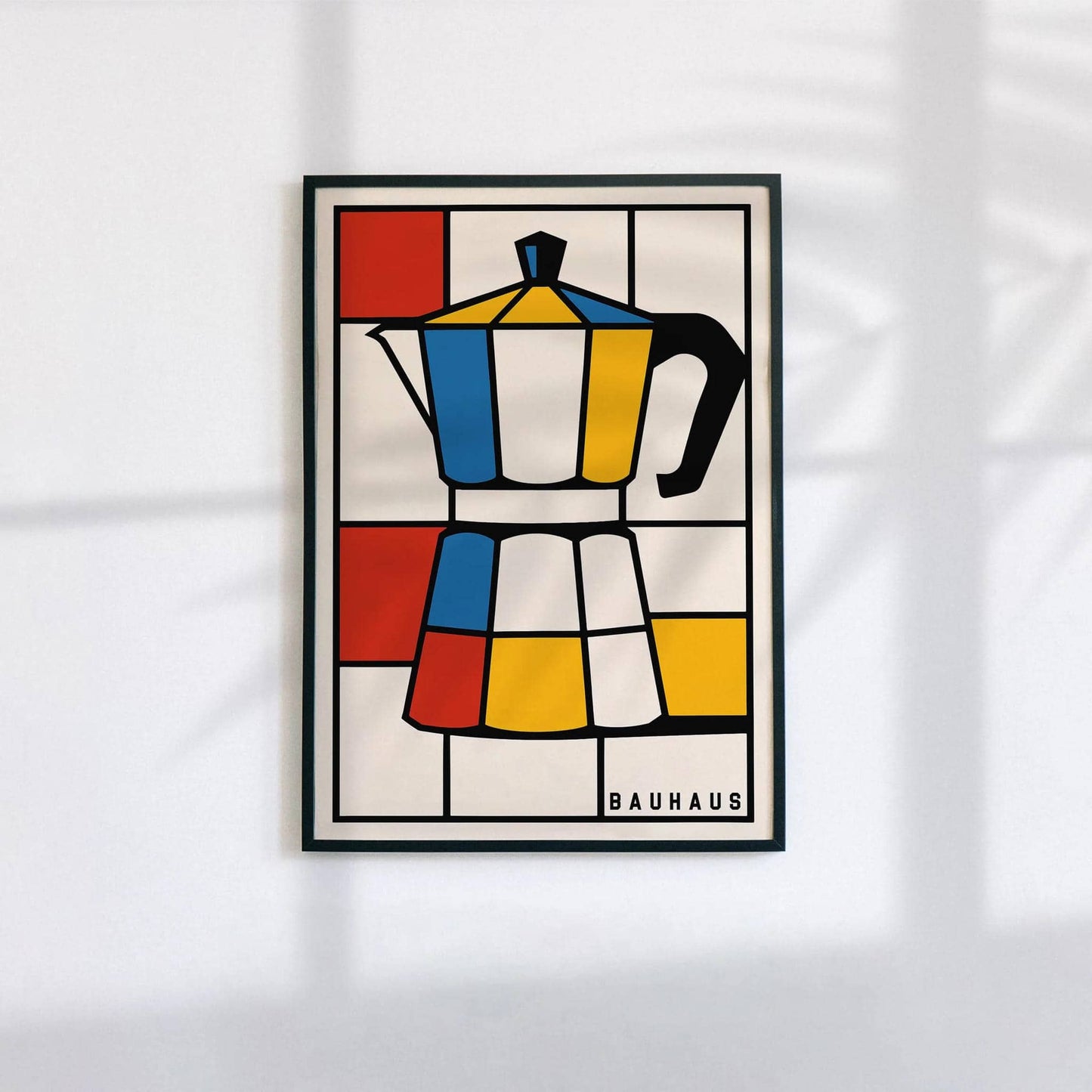 Coffee Pot Bauhaus Style Art Print