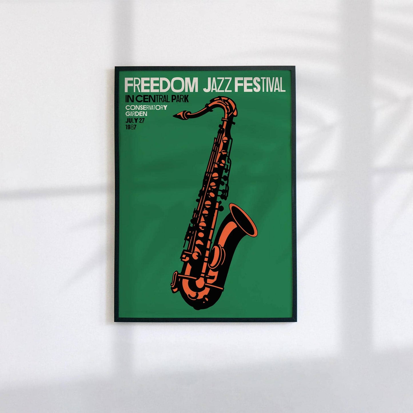 Freedom Jazz Festival 1987 Poster