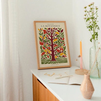 La Botanique French Nature Poster
