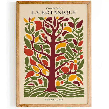La Botanique French Nature Poster