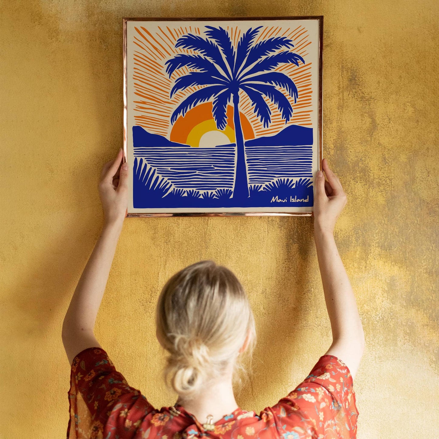 Maui Island Hawaii Square Print