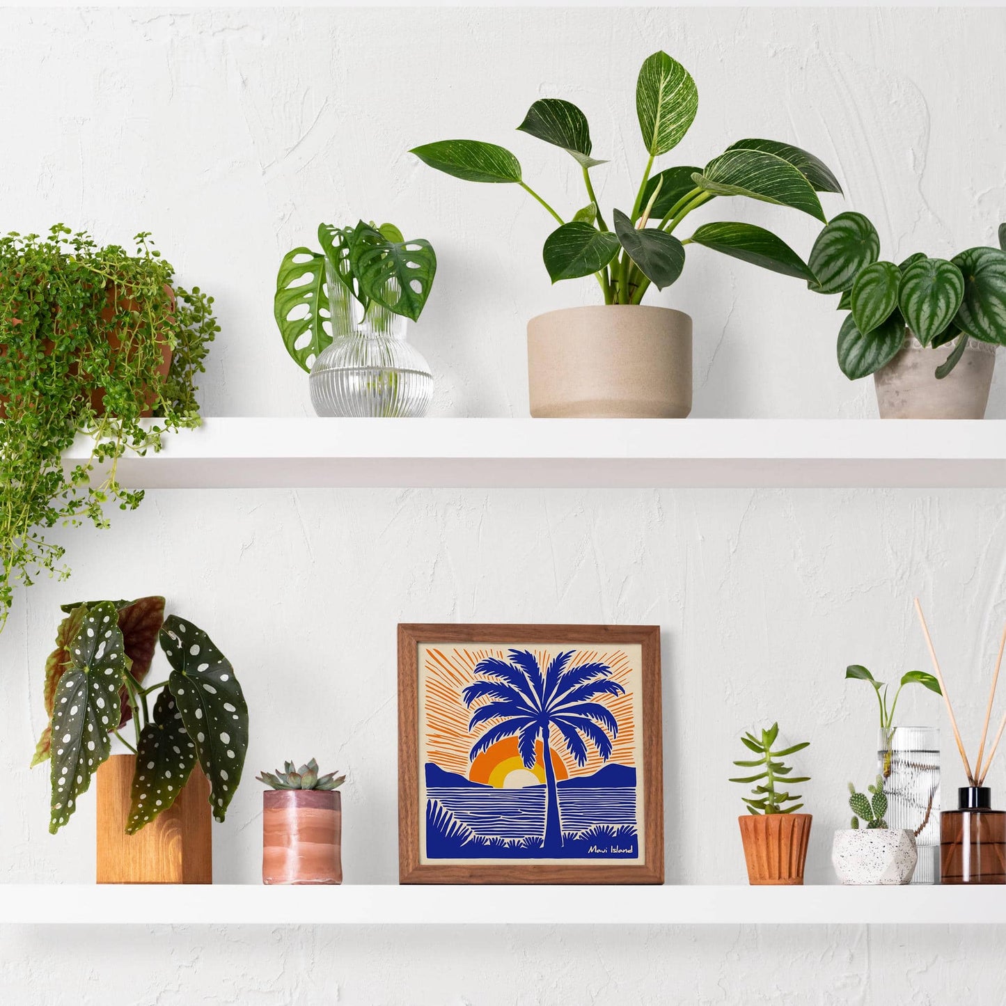Maui Island Hawaii Square Print