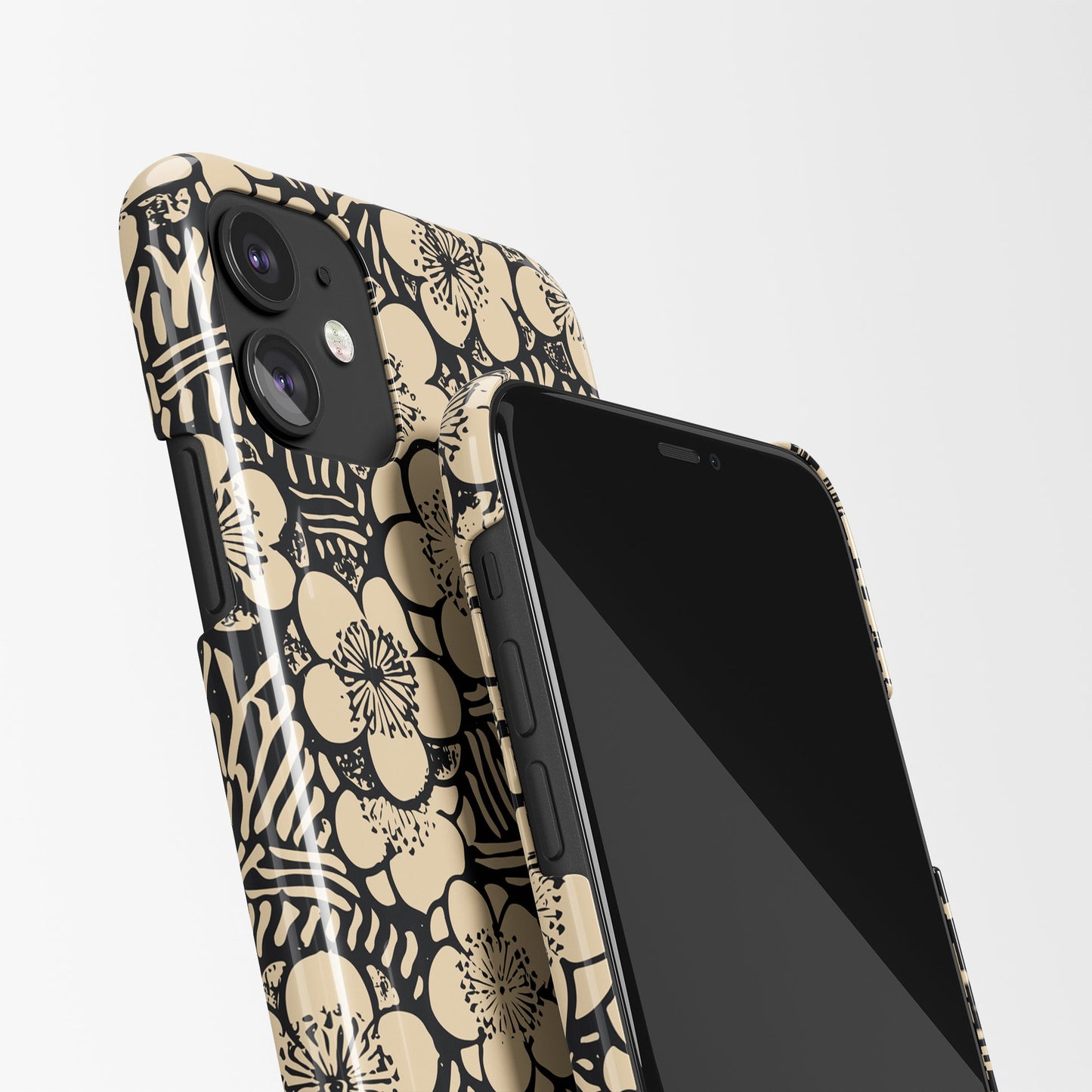 iPhone Case with retro floral print