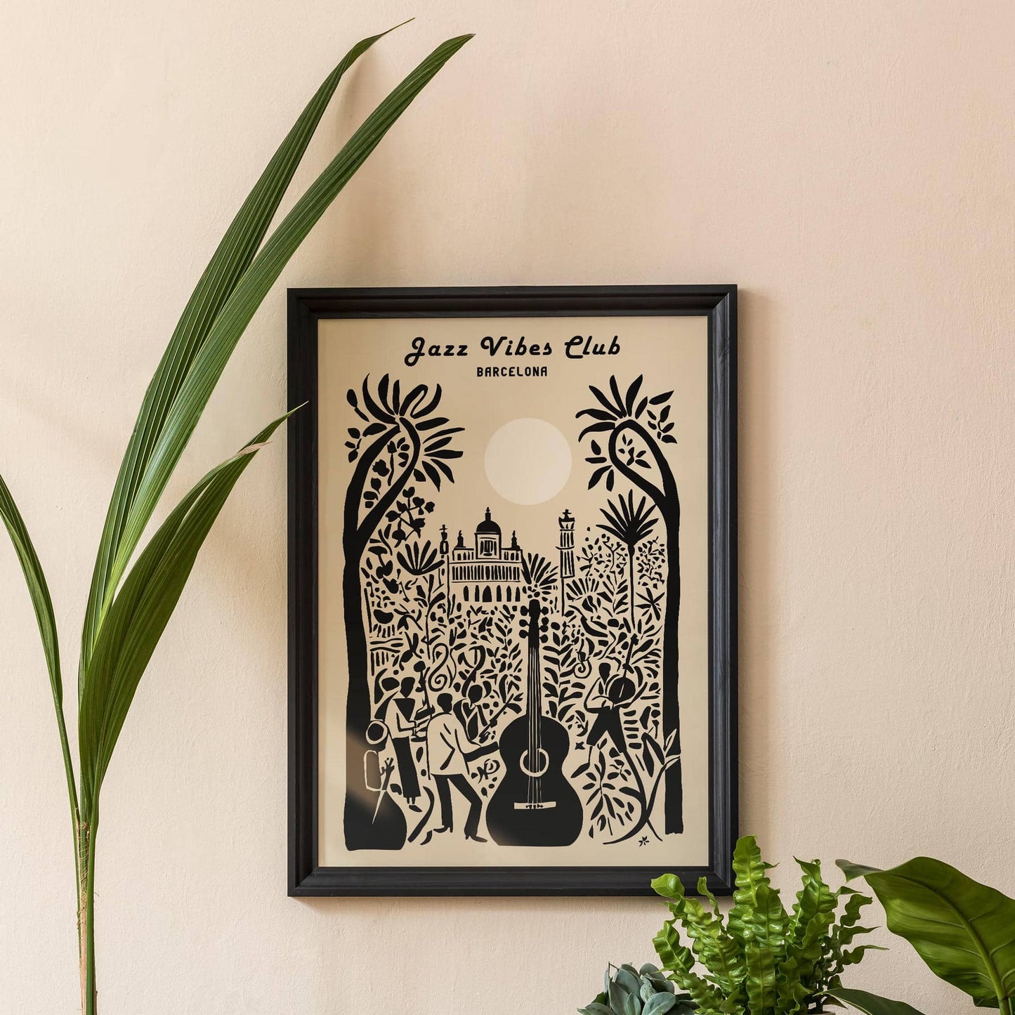 Barcelona Jazz Club Music Poster 2025