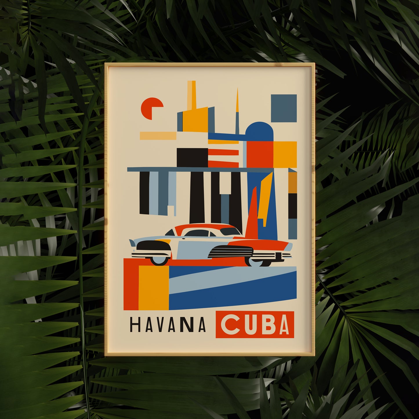 HAVANA Cuba Poster - Minimalist Travel Art