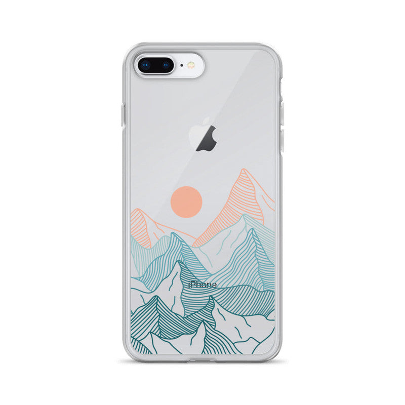 Minimalist Line Art Mountains iPhone Case – HypeSheriff Minimalist Line Art Mountains iPhone Case – HypeSheriff