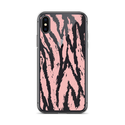 Pink Zebra, Animal Pattern iPhone Case - HypeSheriff