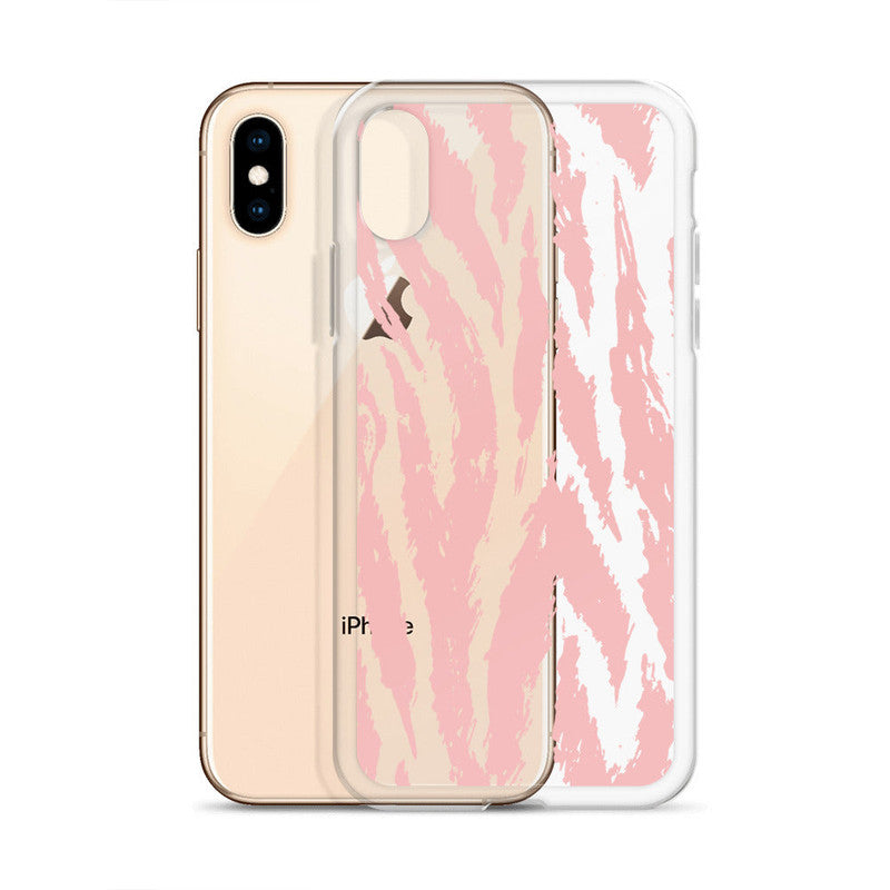 Pink Zebra, Animal Pattern iPhone Case - HypeSheriff