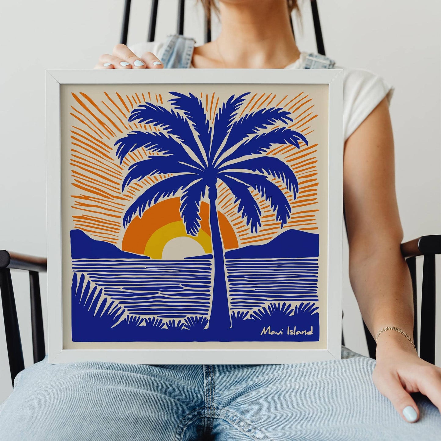 Maui Island Hawaii Square Print