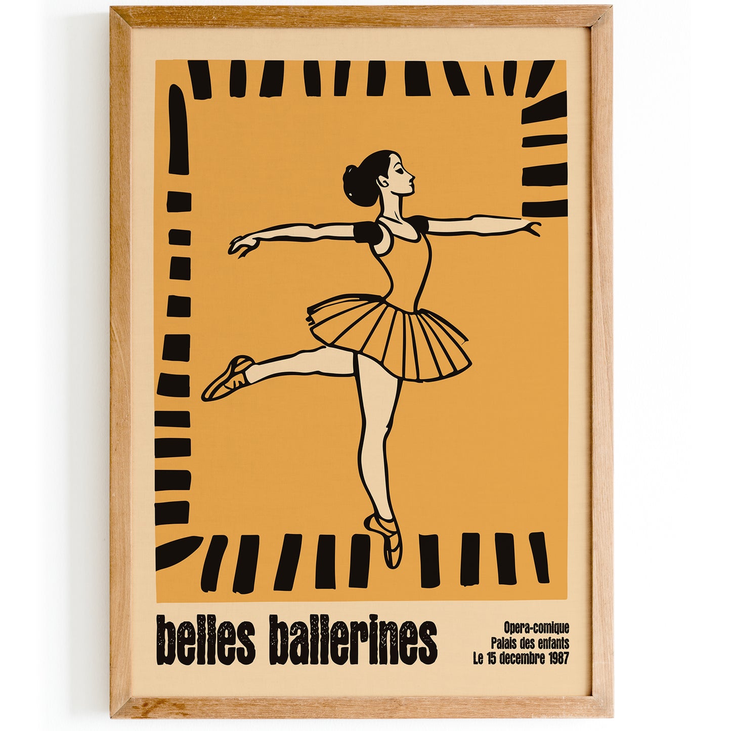 Belles Ballerines French Ballet Poster