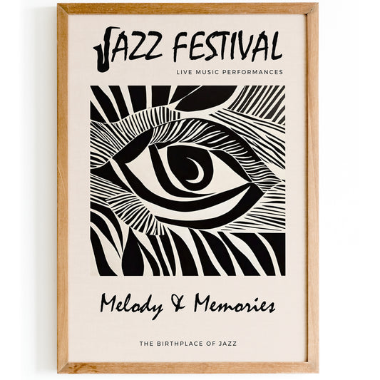 Jazz Music New Orleans Poster