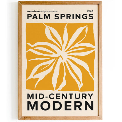 Palm Springs Mid Century Modern Poster