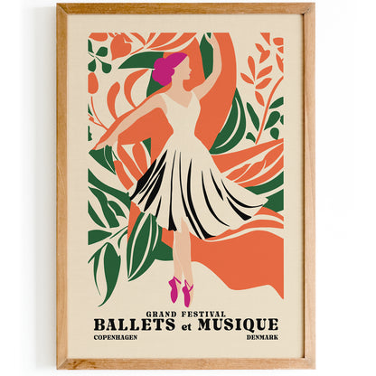 Copenhagen Ballet School Poster