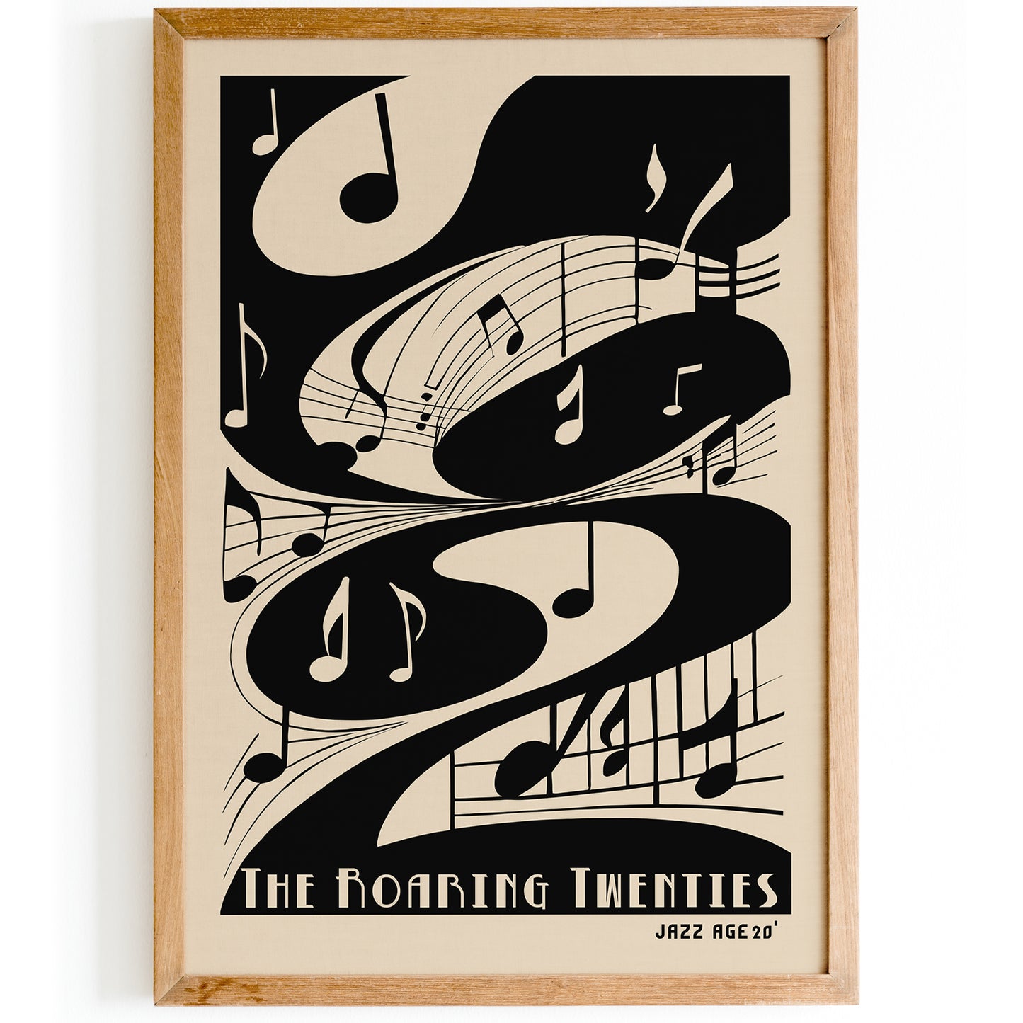 Roaring Twenties Music 20s Poster