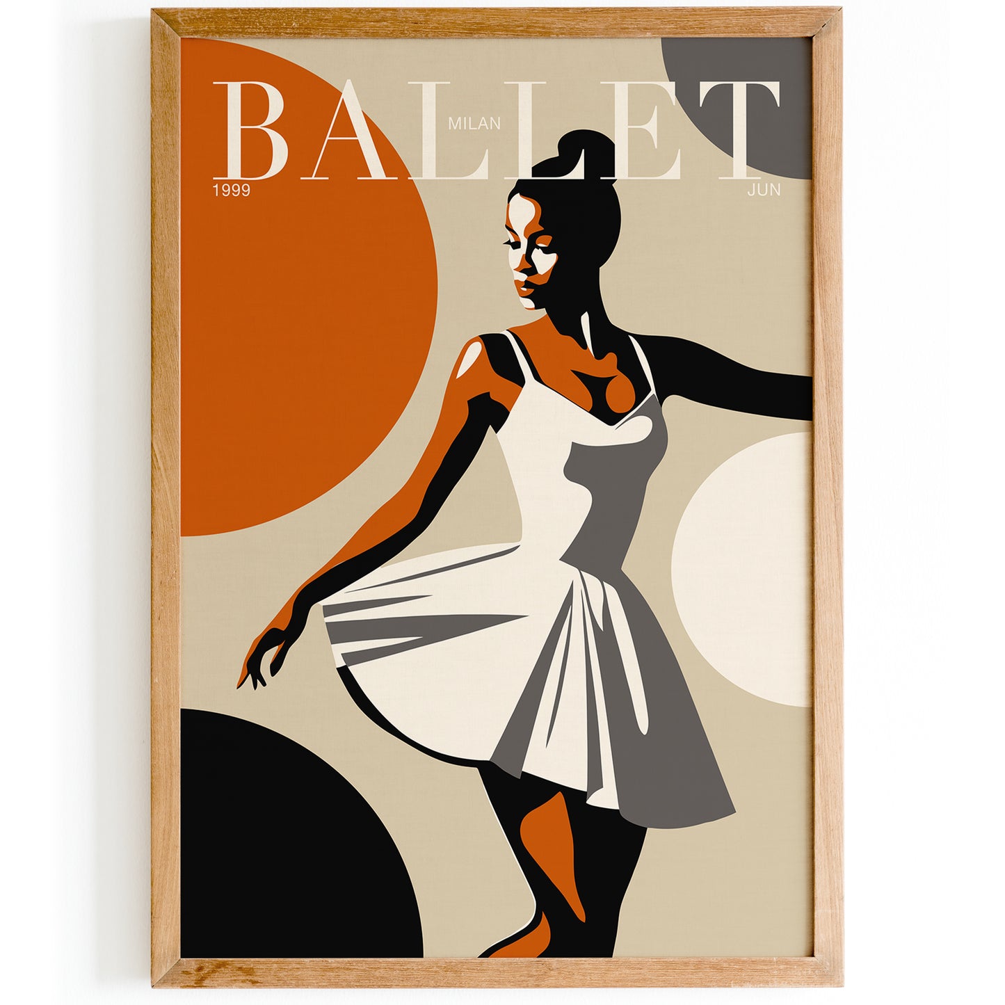 Milan Ballet Magazine Cover Art Print