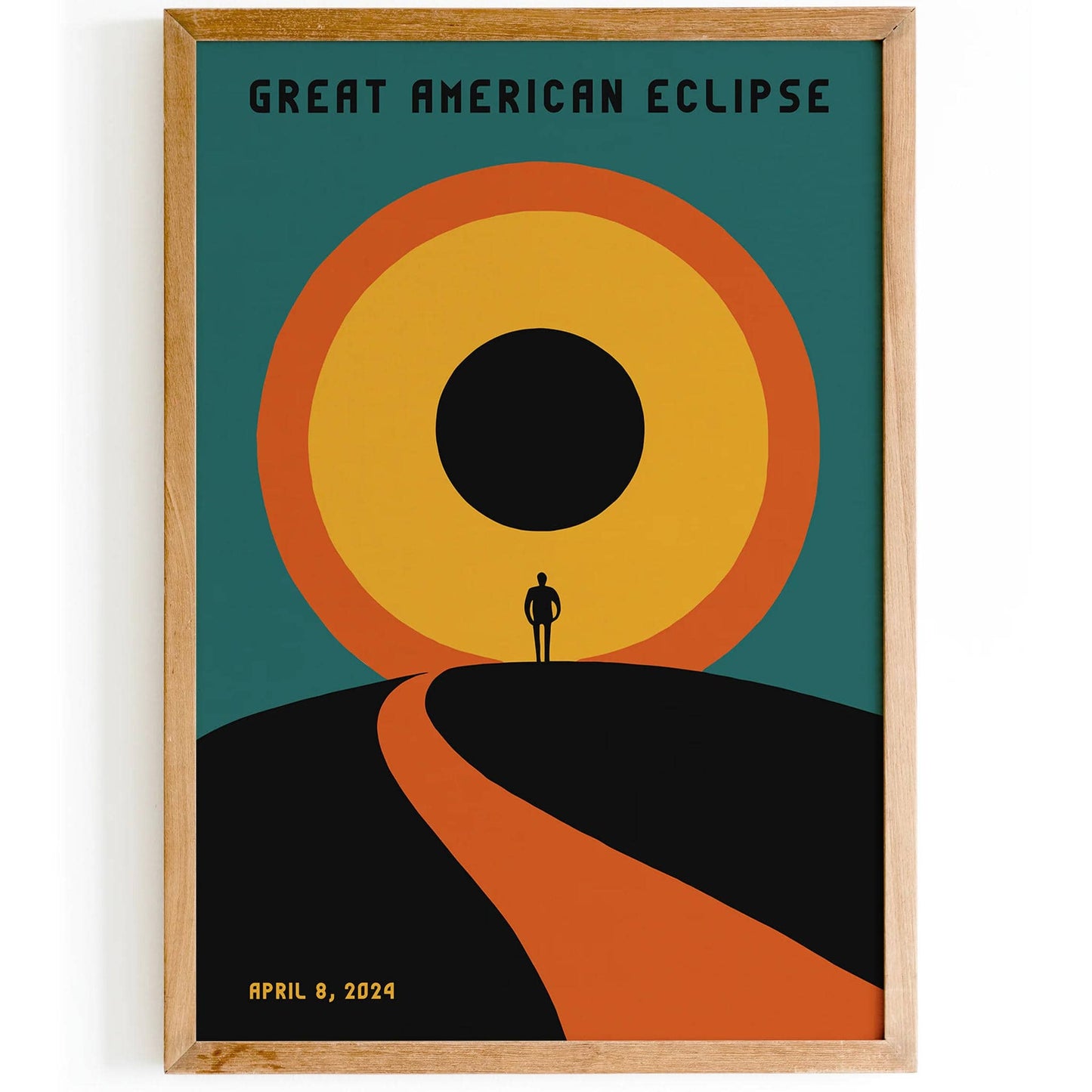 Great American Eclipse Art Print 2024